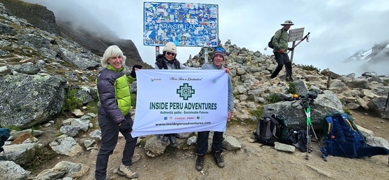 Reaching the Salkantay