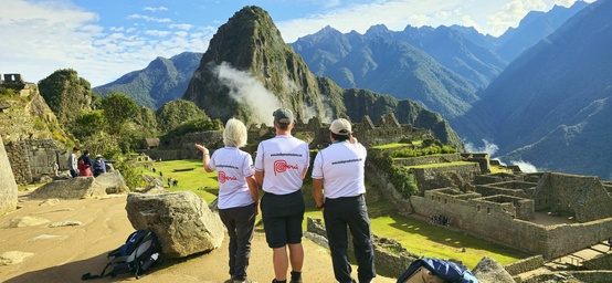 Machu Picchu guided tour on the final day of the Salkantay Trek to Machu Picchu