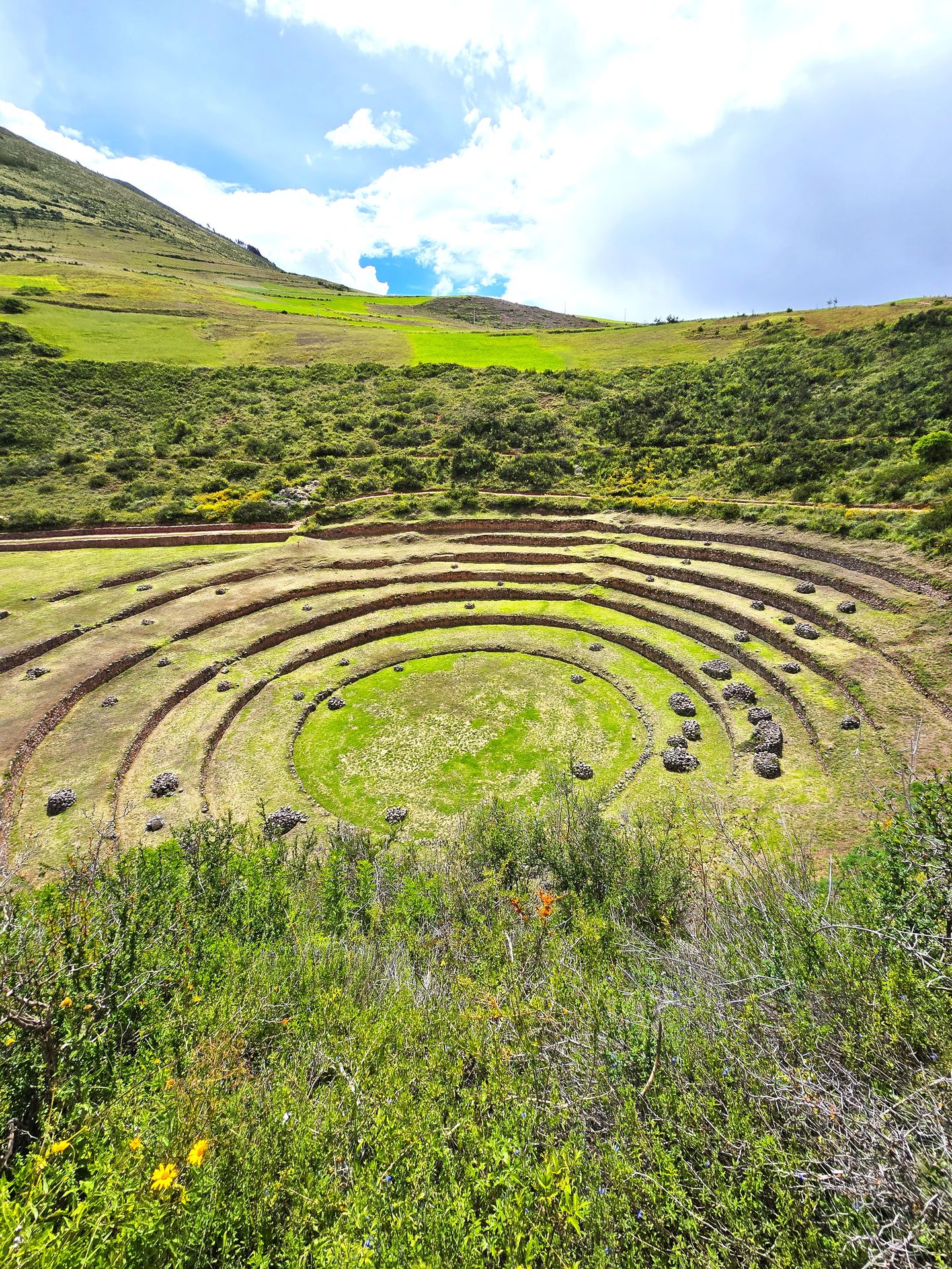 Sacred Valley landscapes near Maras and Moray