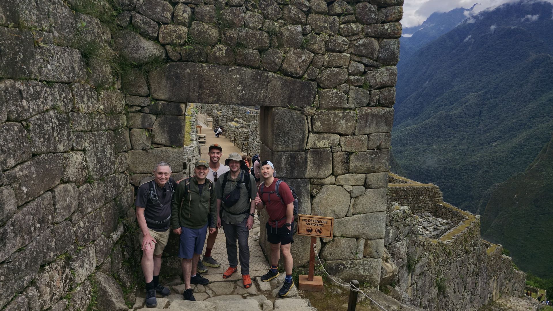 Complete Inca Trail archaeological site